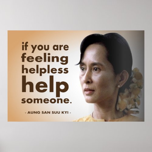 Aung san suu kyi poster