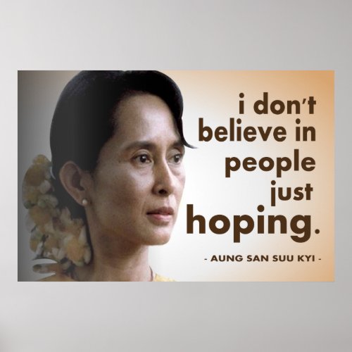 Aung san suu kyi quotes poster