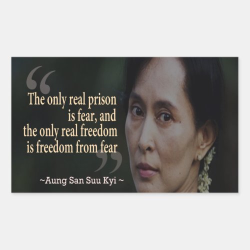 Aung San Suu Kyi Sticker