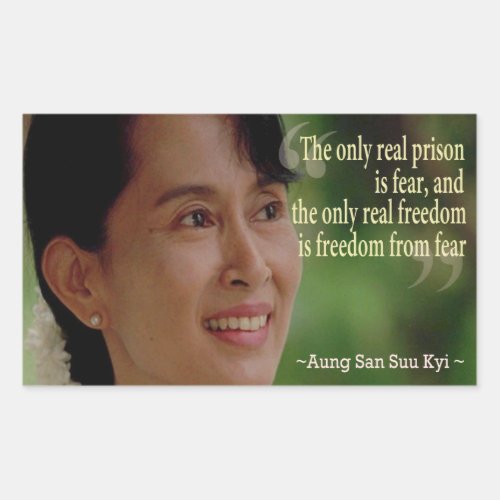 Aung San Suu Kyi Sticker