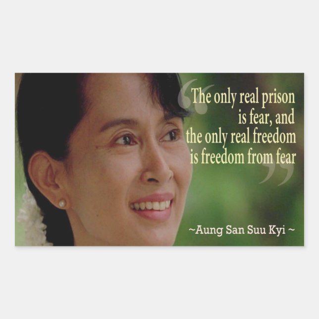 Aung San Suu Kyi Sticker (Front)