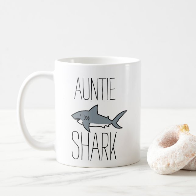 Aunite Shark Mug (With Donut)