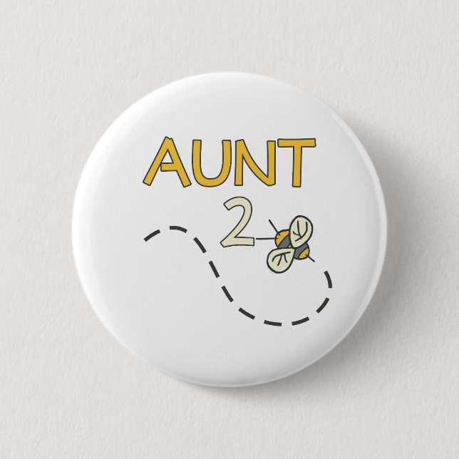 Aunt 2 Bee Button (Front)