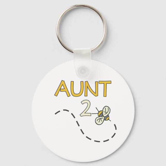 Aunt 2 Bee Keychain (Front)