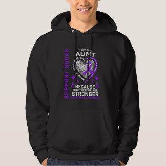 Aunt Alzheimers Awareness Supporter Products Purpl Hoodie