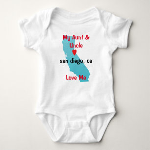 Aunt and Uncle Baby Clothes-My Uncle and Aunt Love Baby Bodysuit