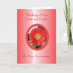  Aunt And Uncle Wedding Anniversary Cards Zazzle
