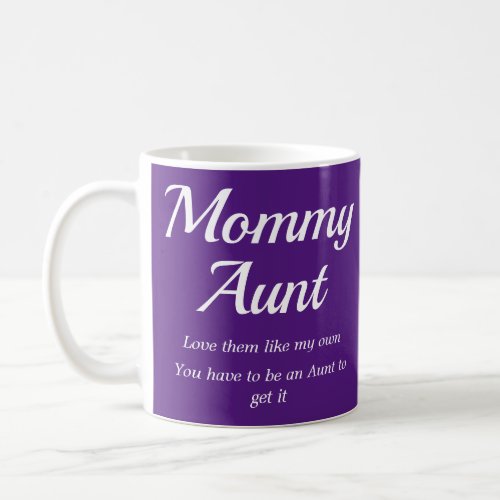 Aunt Auntie Quote Definition Gift Coffee Mug