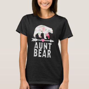 Aunt Bear Mom Grandma Floral Happy Mother's Day T-Shirt