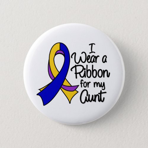 Aunt _ Bladder Cancer Ribbon Button