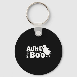 Aunt Boo Funny Ghost Halloween Family Matching Keychain