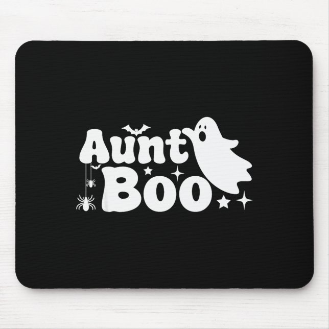 Aunt Boo Funny Ghost Halloween Family Matching  Mouse Pad (Front)