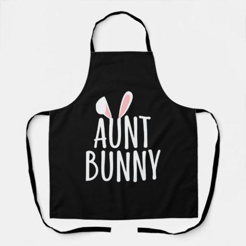 Aunt Bunny Family Rabbit Easter Apron