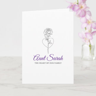 Aunt Card – The Heart of Our Family