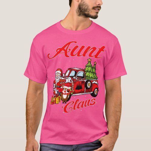 Aunt Claus Santa  Christmas Funny Awesome Gift T_Shirt