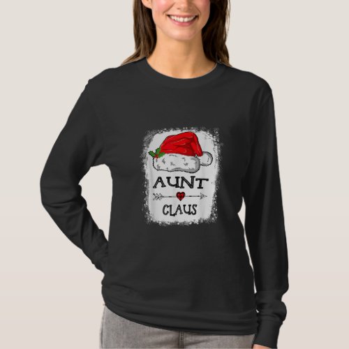 Aunt Claus Santa Funny Christmas Pajama  T_Shirt