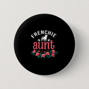 Aunt Dog Gifts Dog Pet Lover Owner Christmas Button