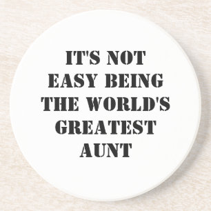 Aunt Drink Coaster