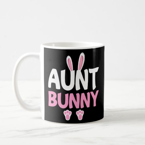 Aunt Easter Bunny Cute Family Matching Aunty Easte Coffee Mug