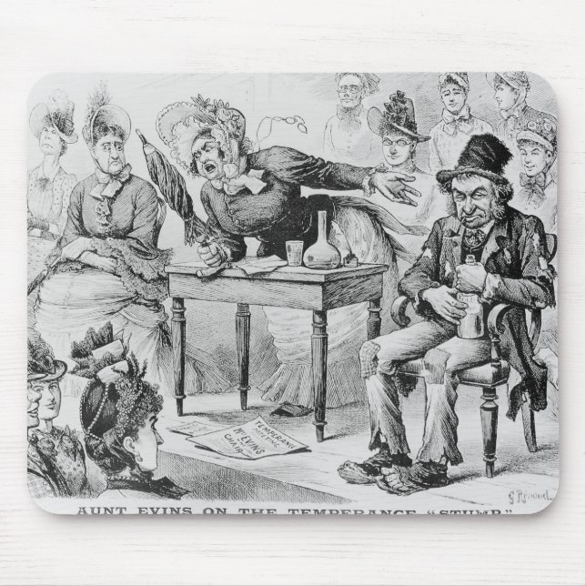 Aunt Evins on the Temperance 'Stump' Mouse Pad (Front)