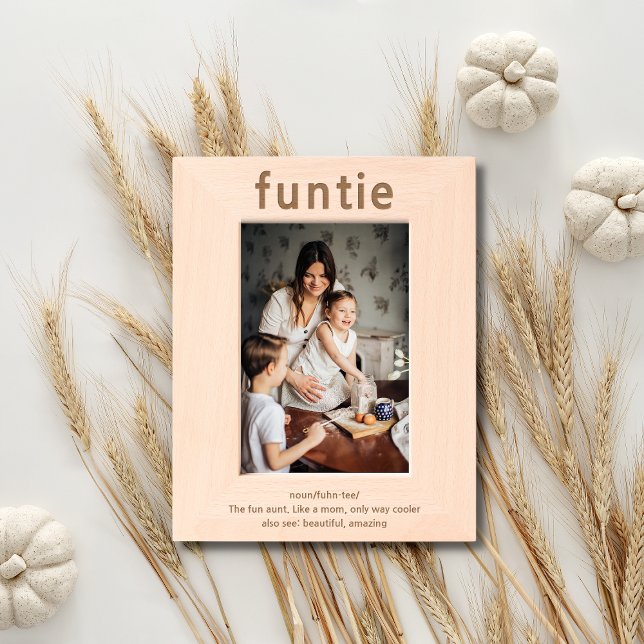 Aunt Funny Definition Laser Etched Picture Frame (Creator Uploaded)