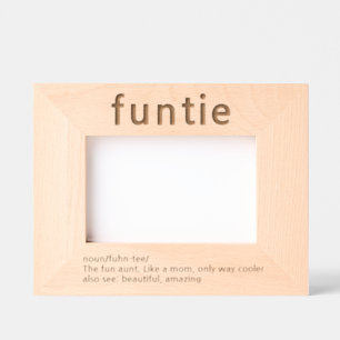 Aunt Funny Definition Laser Etched Picture Frame Engraved Frames