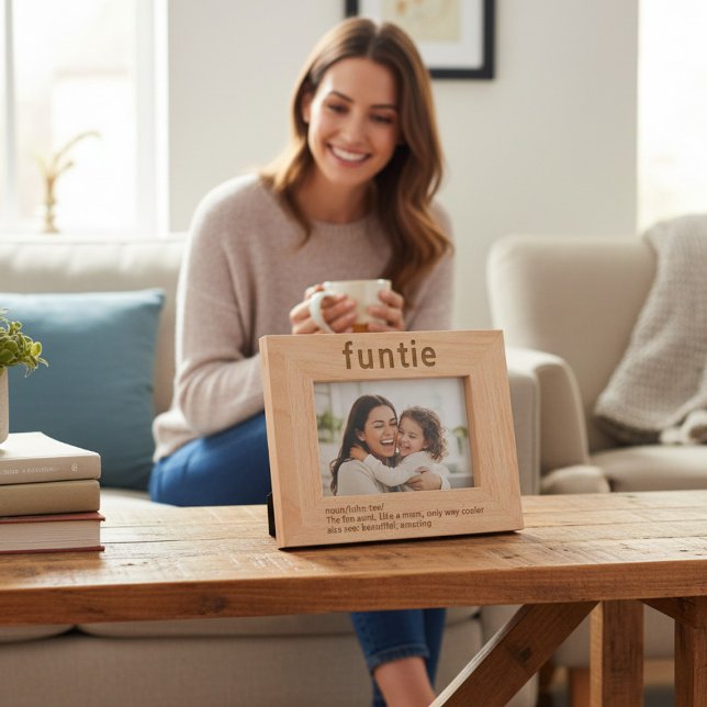 Aunt Funny Definition Laser Etched Picture Frame Engraved Frames (Creator Uploaded)