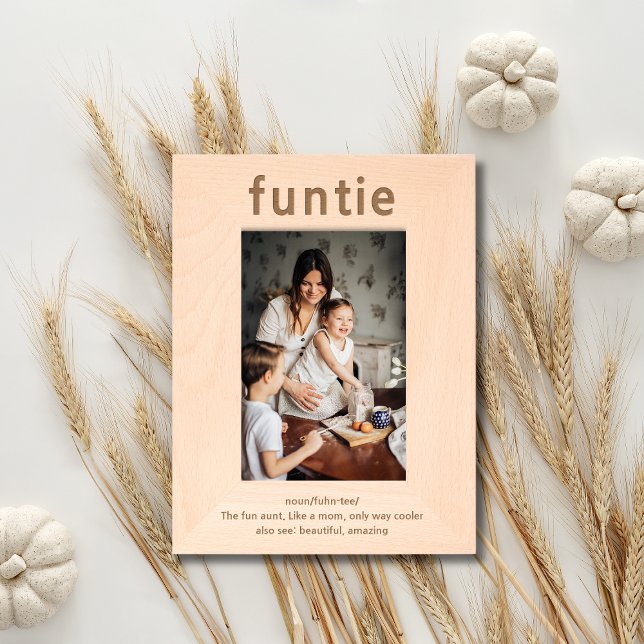 Aunt Funny Definition Laser Etched Picture Frame Engraved Frames (Creator Uploaded)