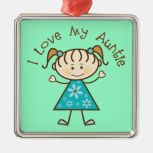 Aunt Gift  I Love My Auntie Ornament Keepsake