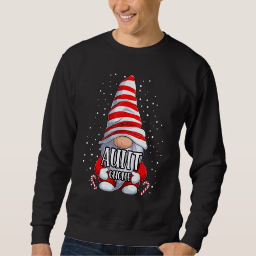 Aunt Gnome Christmas Pajamas Matching Family Group Sweatshirt
