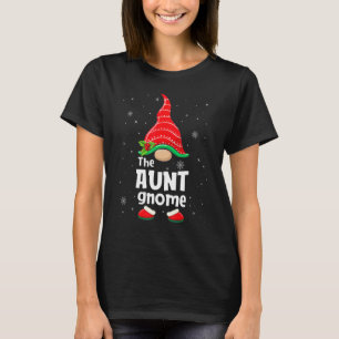Aunt Gnome Matching Family Group Christmas Party P T-Shirt
