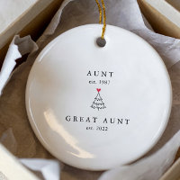 Aunt | Great Aunt Year Est. 