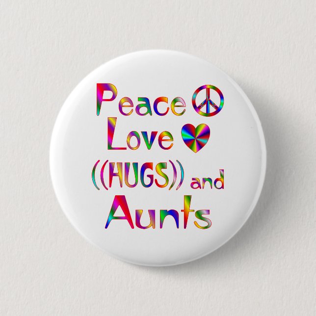 Aunt Hugs Button (Front)