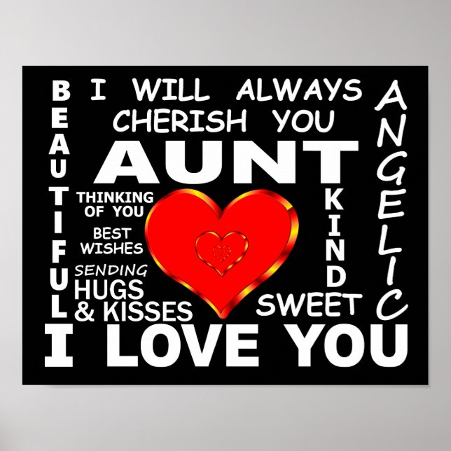 Aunt I Love You Poster (Front)