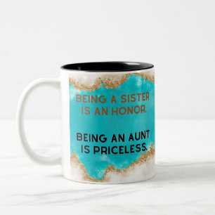 Aunt Is Priceless Two-Tone Coffee Mug