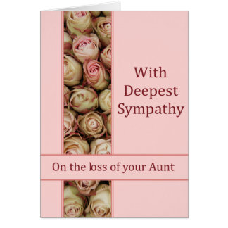 Sympathy On Loss Of Aunt Cards, Sympathy On Loss Of Aunt Card Templates ...