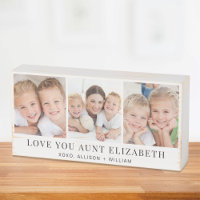 Aunt Love You 3 Photo Collage