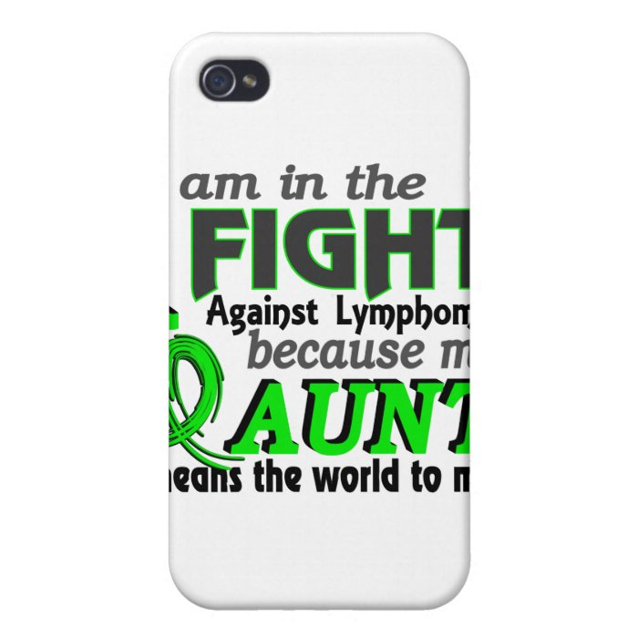 Aunt Means The World To Me Lymphoma iPhone 4 Cases