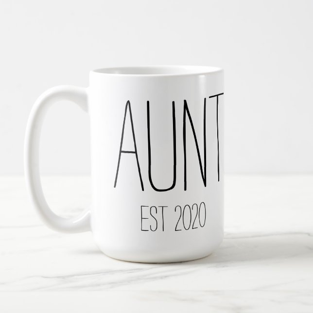 Aunt mug with EST (Left)