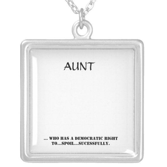 Aunt Necklace (Front)