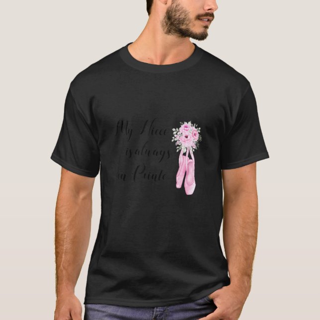 Aunt Niece Ballet Dance My Favorite Ballerina Poin T-Shirt (Front)