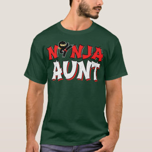 Aunt Ninja Shirt - Mom of the Birthday Ninja for M