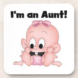 Aunt of New Niece T-shirts and Gifts Beverage Coaster
