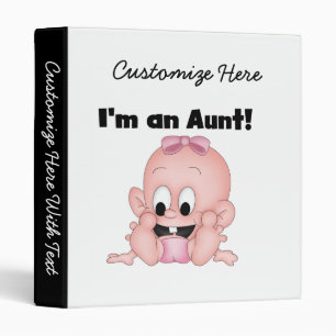 Aunt of New Niece T-shirts and Gifts Binder