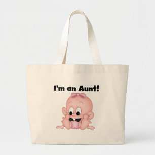 Aunt of New Niece Tshirts and Gifts Large Tote Bag
