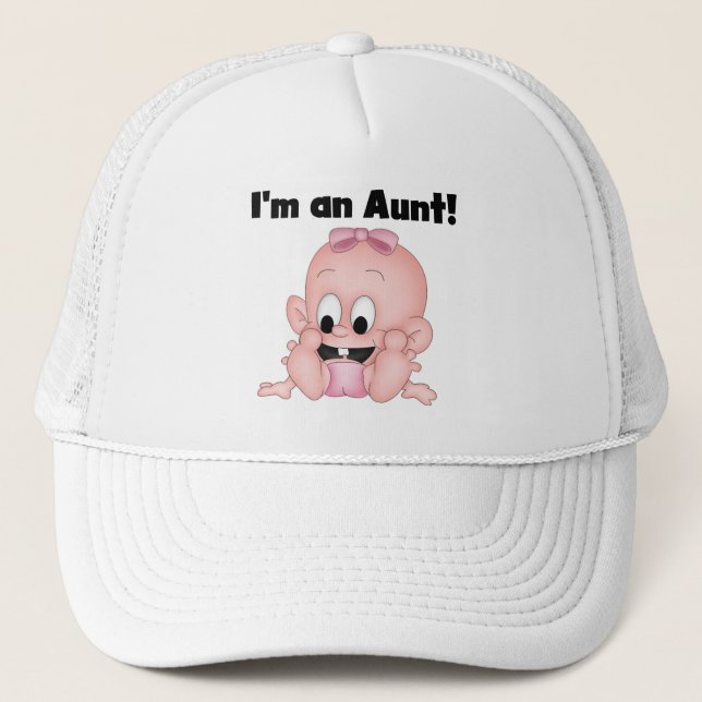 Aunt of New Niece Tshirts and Gifts Trucker Hat (Front)