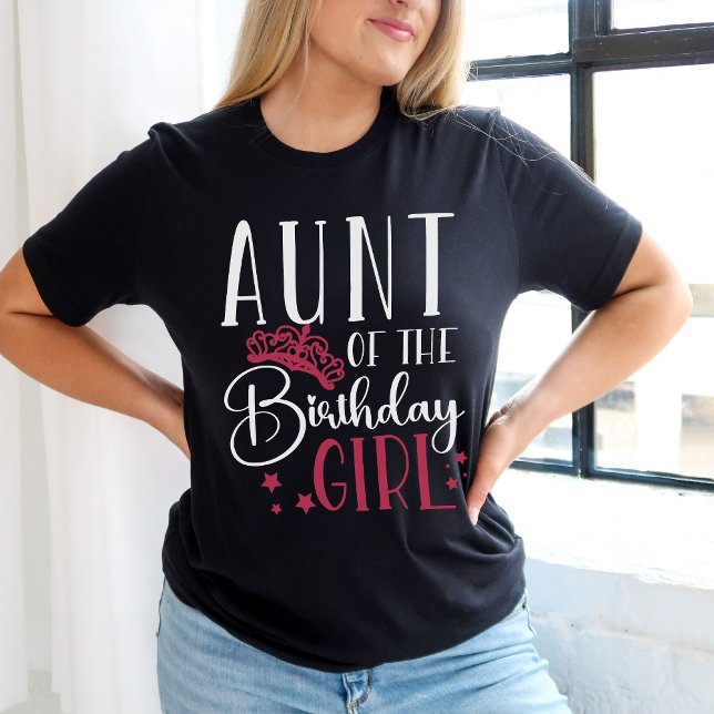 Aunt of the Birthday Girl Squad Custom Matching T-Shirt (Creator Uploaded)