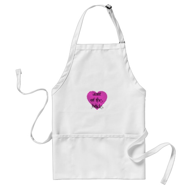 Aunt of the Bride Adult Apron (Front)
