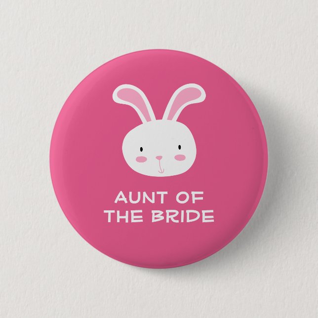 Aunt of the Bride Button (Front)