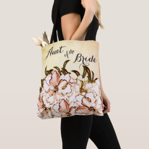 Aunt of The Bride Touch of Peach Tote Bag